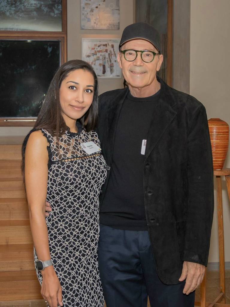 Los Angeles Publicist Nanda Dyssou with Austin Beutner