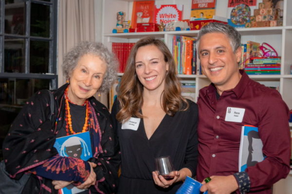 Margaret Atwood and guests during the Luminary dinner