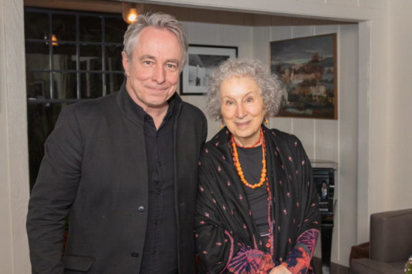 Margaret Atwood and Tom Lutz