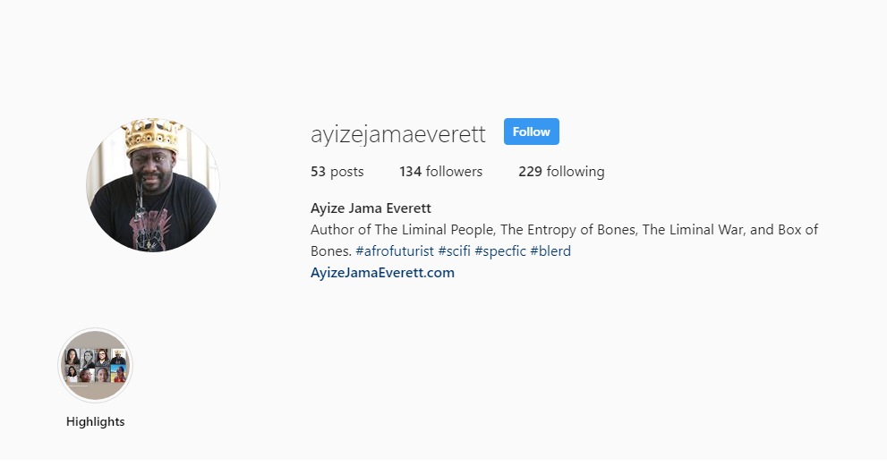 Instagram - @ayizejamaeverett, Ayize Jama-Everett, Book Publicity, Book Marketing Plan, Coriolis