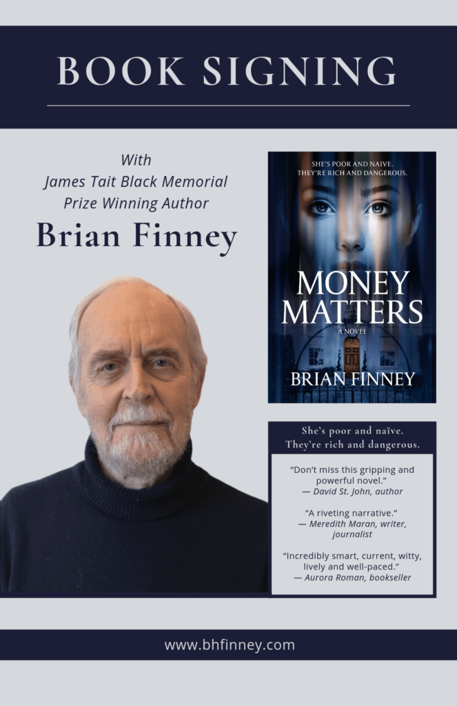 Money Matters book signing flyer