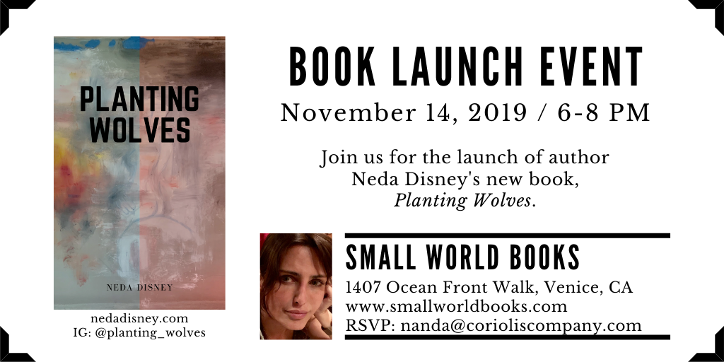Planting Wolves Book Launch Flyer created by Coriolis Company, Book Marketing Plan