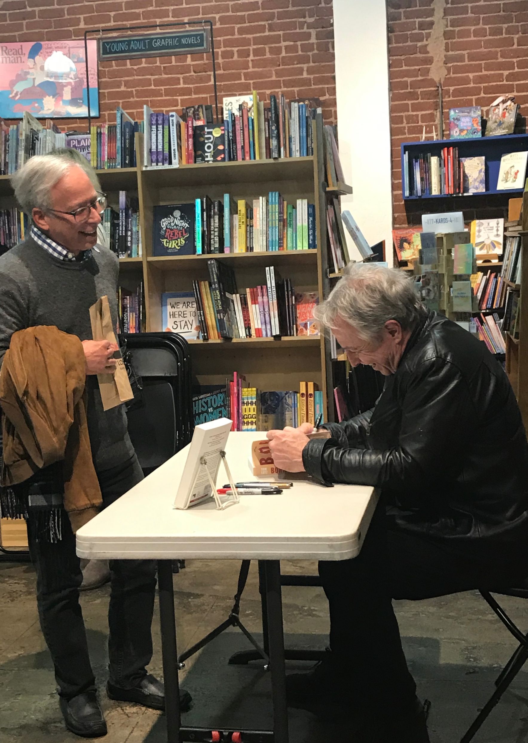 Tom Lutz book signing