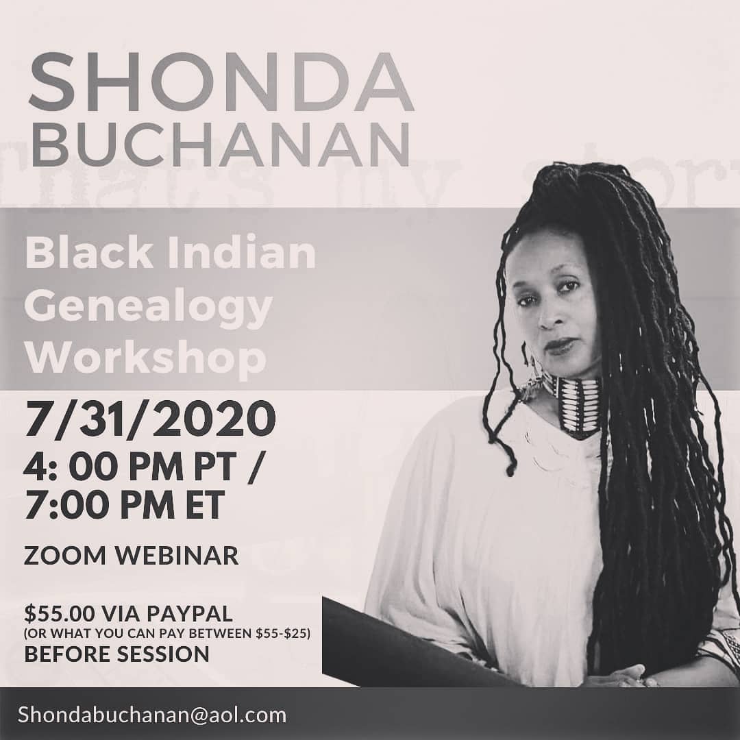 Shonda Buchanan's Black Indian Genealogy Workshop