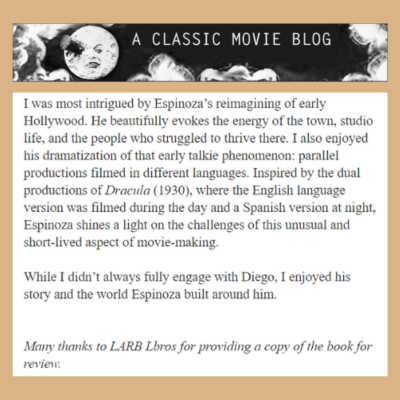 A Classic Movie Blog: The Five Acts of Diego Leon