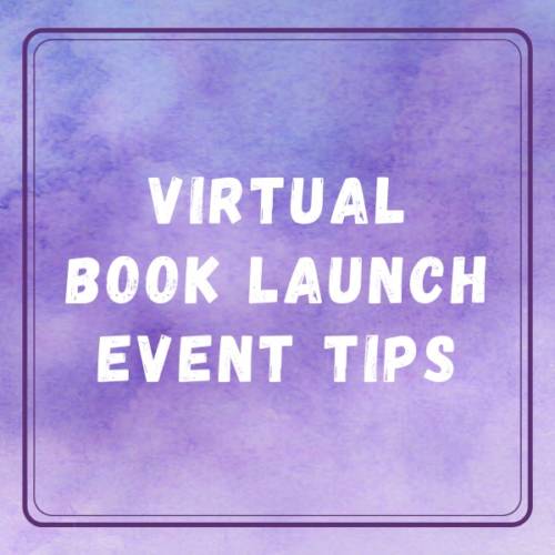 Tips for virtual book launch events