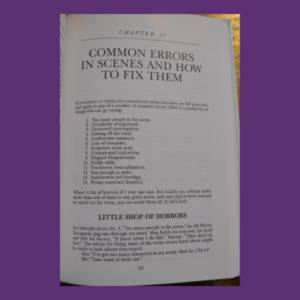 Chapter title: Common Errors in Scenes and How to Fix Them