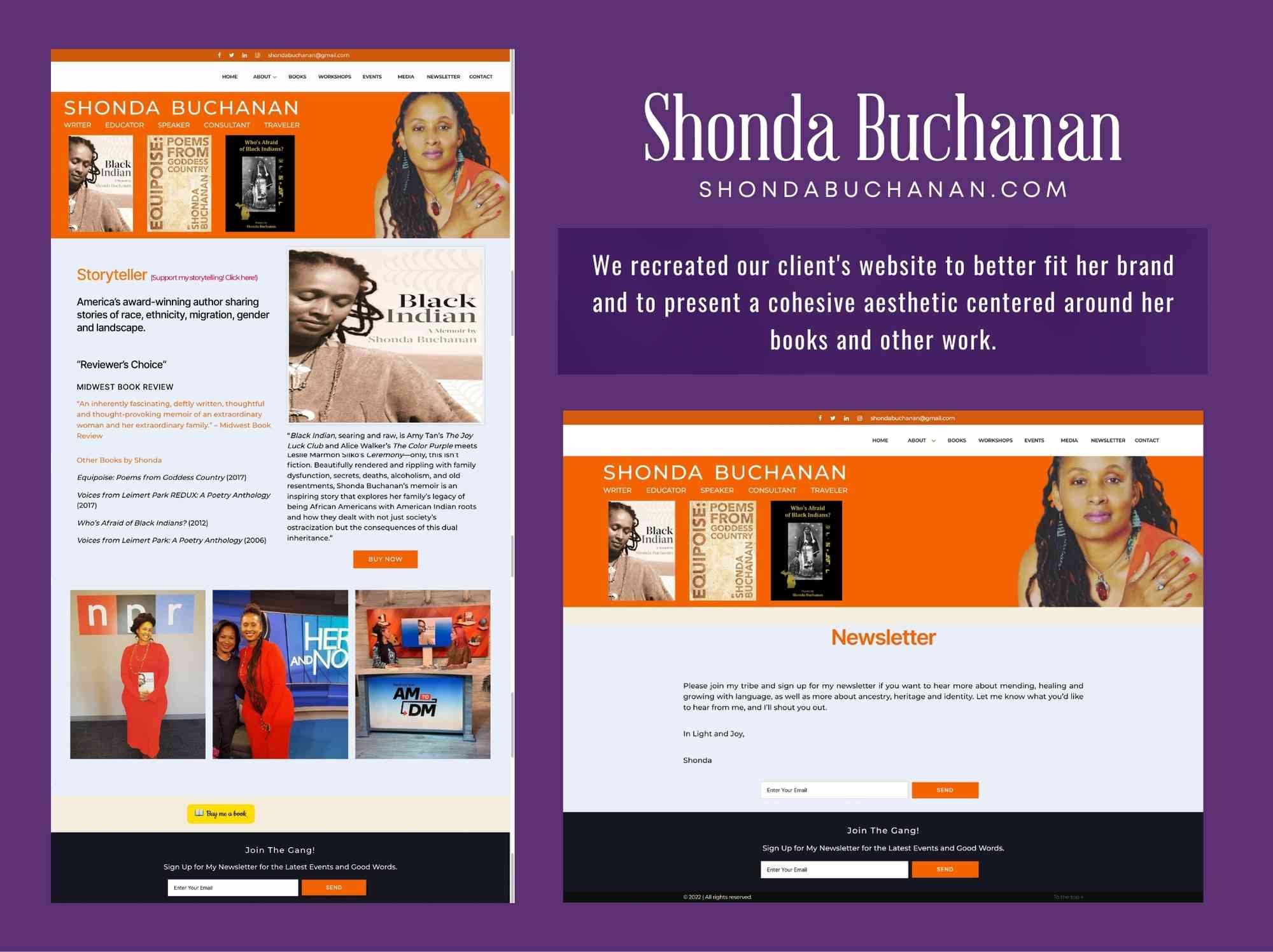 Shonda Buchanan Website