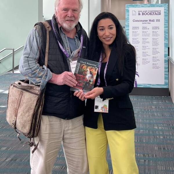 Coriolis Client Chuck Rosenthal with Nanda Dyssou at AWP 2025